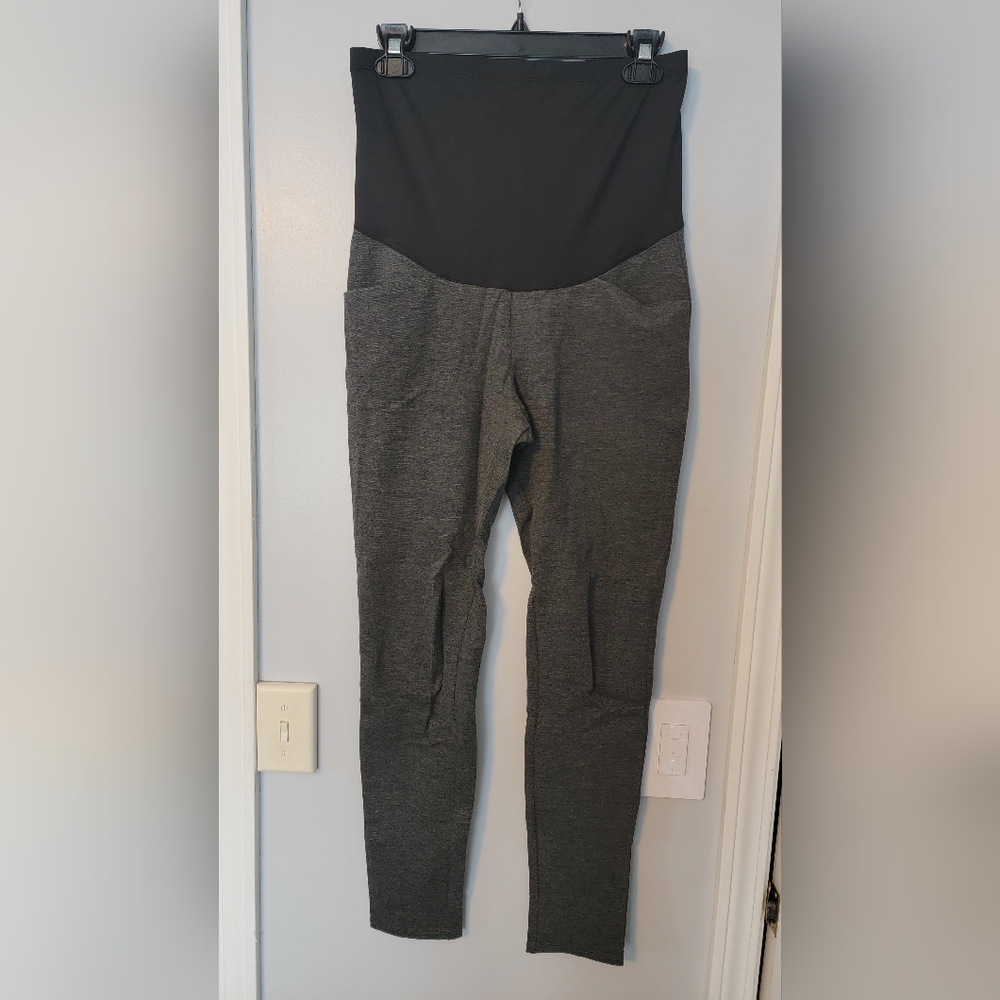 Maurices Maternity Small Gray Dress Pant